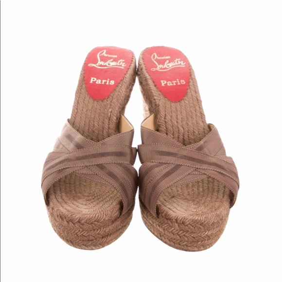 Christian Louboutin Wedge Sandals 36 - Picture 2 of 8